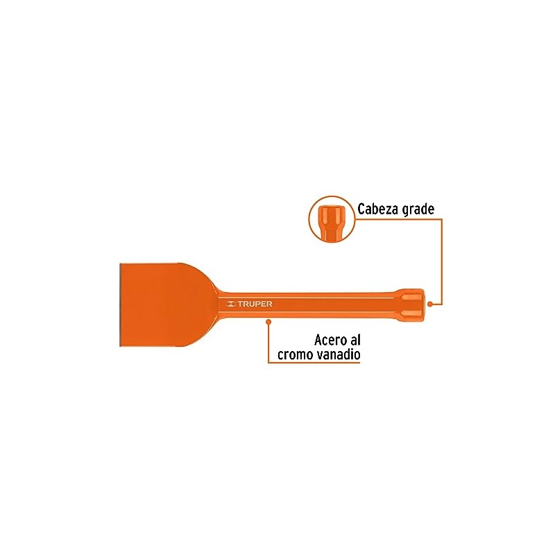 Truper CL-2-3/4X10, Cincel ladrillero, 2-3/4 X 10"