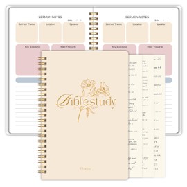 Bible Study Journal - Church Notes Journal - Soap Bible Study Notebook for Women - Bible Notebooks for Note Taking - Based Religious Gifts