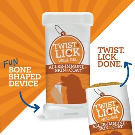 Twist + Lick Aller-Immune and Skin and Coat Supplement 2.3 oz