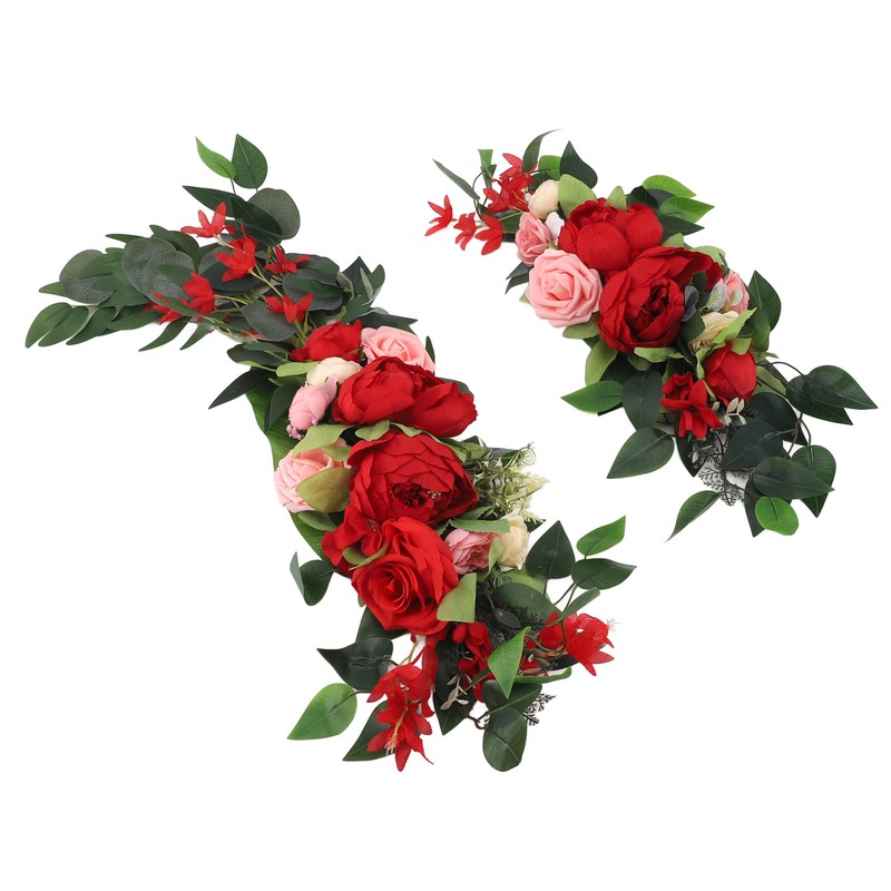Wedding Arch Draping Artificial Flower Multifunctional Wedding Welcome Signs Floral