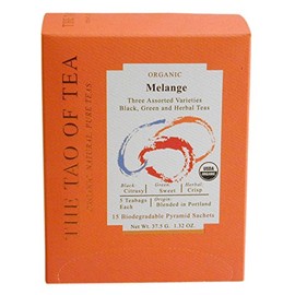 The Tao of Tea, Melange Assorted Pyramid Sachets, 1.32 Ounce