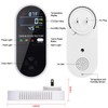 4-in-1 Combination Gas & Carbon Monoxide Detector,Dual Sensor Natural Gas