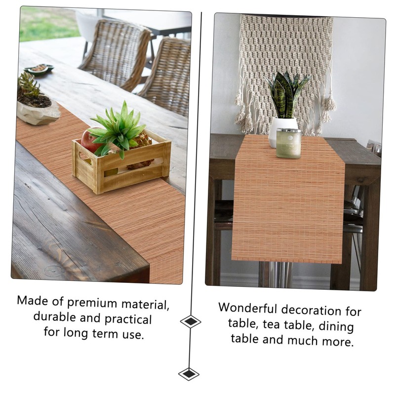 MAGICLULU 1pc Bamboo Tea Mat Table Placemat Kungfu Tea Slat