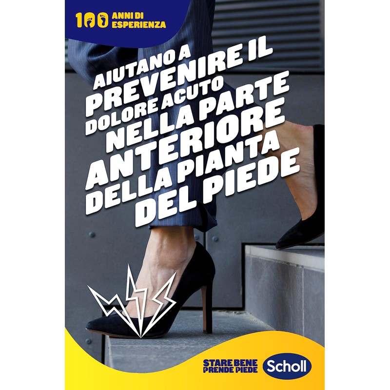 Scholl Party Feet Ultra Slim Gel Plant Support - Clear