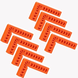 Positioning Squares, CTRICALVER 8 pcs 3" 90 Degree Clamping Squares, Right Angle Clamps, for Picture Frame Box Cabinets Drawers