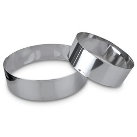Staedter Round Dessert Ring, Silver, 26 x 6 cm