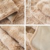 vctops Soft Fuzzy Faux Fur Sofa Couch Cover Cozy Fluffy