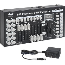 METYONLASER Dmx Controller Dmx Console,192CH Dmx512 Console Controller Panel Use For Editing Program of Stage Lighting Runing