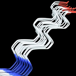 letsFix Greenhouse Wiggle Wire Spring Wire Work with Lock Channel, PVC Coated Greenhouse Covering for Attachment of Shade Cloth and Plastic Poly Film, White [20 Count]