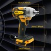 Rhovixster Cordless Impact Wrench 1/2 - 580N.M Max Cordless Impact