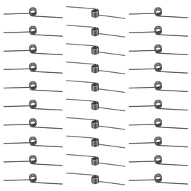 BENECREAT 30 Stück 304 Edelstahlfedern 70x9mm 6 Runden 180 Grad Torsionsfeder Kleines Torsionsfeder Set Für Die Holzbearbeitung DIY Projekte 1.2mm Draht Metallgrau