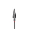 STALEKS PRO Expert Carbide Nail Drill Bit (Cone, Red, 6mm