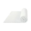 Zayton 1-inch Convoluted Foam Mattress Topper with Egg Shell Design,