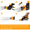 SZHLUX Grass Shears 360-Degree Swivel Blades, Ultra-Sharp Grass Cutter with