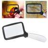 Magnifying Glass Foldable Handheld 5 LED Lights HighDefinition Acrylic Magnifier