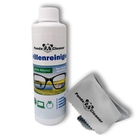 PANDACLEANER® - detergente per vetri, senza alcool, anti-appannamento, anti-alone, également parécran, Moniteur, Visières e molto altro, formato: flacone di ricarica da 250 ml