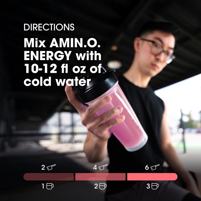 Optimum Nutrition Amino Energy Powder Plus Focus, with BCAA, Electrolytes,