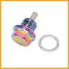 Partuto M16x1.5 Multicolor Magnetic Oil Drain Plug with Gaskets 1