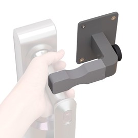 Shark Vacuum Cleaner Wall Mount Mini Shark Cordless Vacuum Stand Compatible for Shark IX141 IZ562H IZ682H IZ361H IZ462H IZ163H IZ363HT IZ483H and V7 V8 V10 V11 V12 V15 (Gray)