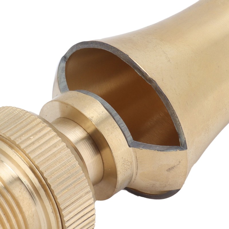 Brass Ice Tower Cedar Water Fountain Nozzle Spray Head Adjustable