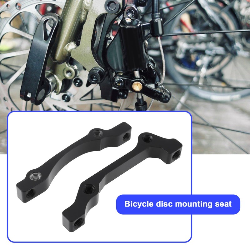 EMSea 2Pcs Rear Front Fork Mount Disc Brake Caliper Mount