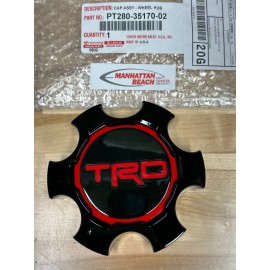 Toyota 2017-2019 TACOMA  TRD PRO WHEEL CENTER CAP GLOSS BLACK NEW PT280-35170-02 QT=1