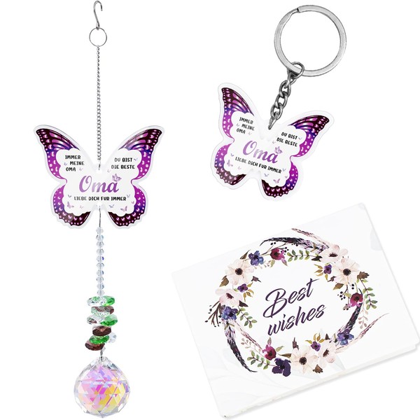 Grandma Gift - Unique Acrylic Butterfly Plaque, Best Grandma Birthday