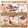 Wansiven Eyebrow & Eyelash Tint Kit — Black Tint for