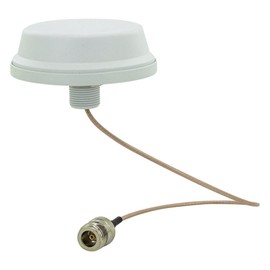 1-4dBi LTE 700-960/1575-2700MHz White Omni-Directional Ceiling Puck Antenna N-Type Office Networking 3G 4G WiFi