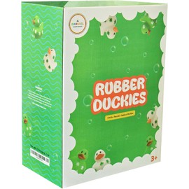 The Dreidel Company St. Patrick's Holiday Rubber Duck Toy Duckies for Kids, Bath Birthday Gifts Baby Showers Summer Beach and Pool Activity, 2" (50-Pack)