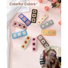 HAIMEIKANG Crochet Knitting Hair Clips for Girls - 10PCS Western