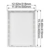 12" x 16" White Plastic Access Panel. Service Shaft Door