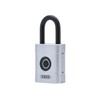 Abus 62575 BIOMETRIC Touch Padlock 57/50, Silver, 50mm-Fingerprint