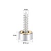 uxcell Mirror Screws Decorative Caps Cover Nails Polished Stainless Steel