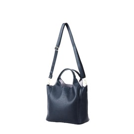 Retro Textured Tote Bag A5 Lightweight 2-Way 3-Compartment Specification, BK, Free size