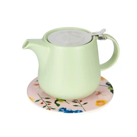 Maxwell & Williams Teas & C's Trivet for Coffee Pot/Tea Pot Trivet, Ceramic, Rose Pink, 20.5 cm