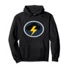 Electric Storm Symbol Lightning Icon Energy Cloud Symbol Pullover Hoodie
