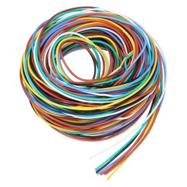 MECCANIXITY 20 Gauge PVC Hookup Wire 7.5m/25ft 20AWG Flexible Electrical Wire Spool Ul1007 Tinned Copper Stranded 7 Color, 0.18cm Dia for Model Aircraft Electric Appliances Internal Connect