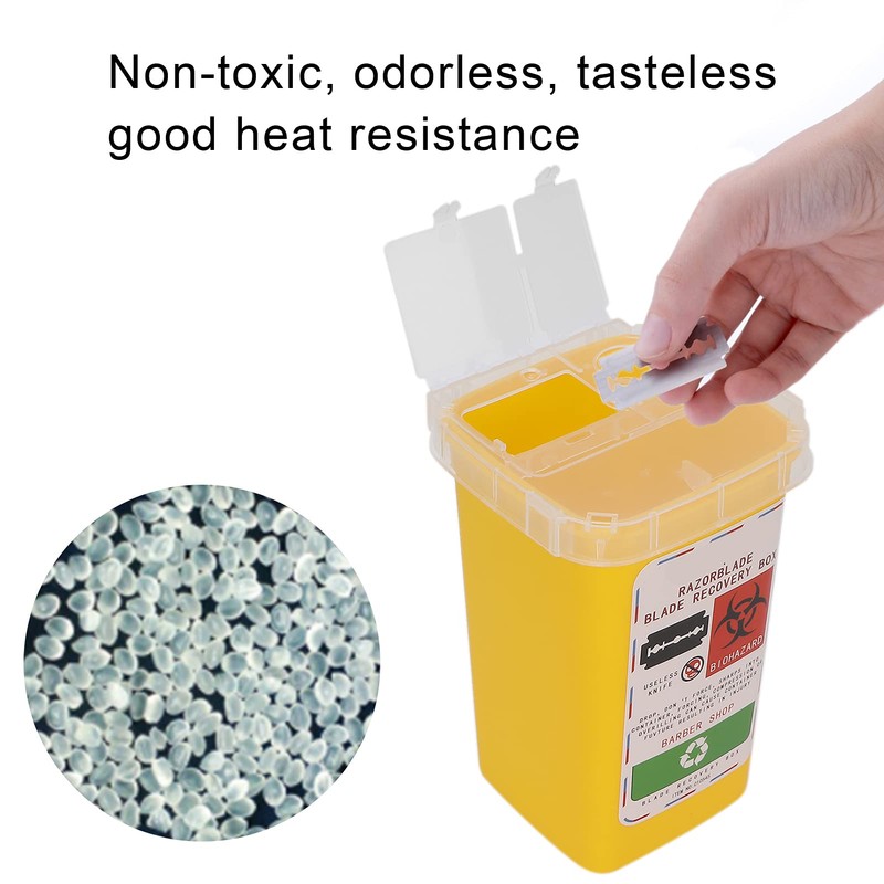 Blade Disposal Box, Disposal Blade Container, Blade Container for Beauty