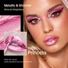 Depuplum Pink Lipsticks for Women Metallic Lipstick Long Lasting Non