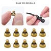 Brass Misting Nozzle Plug 12pcs Brass Misting Nozzle Plug 3/16