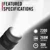 Coast GX30 2300 Lumen Waterproof Alkaline and Rechargeable Dual Power