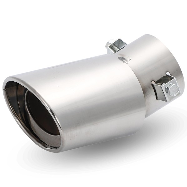 calm wish muffler cutter, downward, single, slash, oval, flip up,