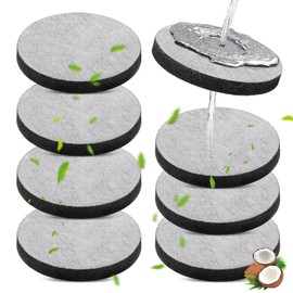 Teokantz 8 PCS Bottle Filter Discs for Brita Fill & Go Water Filter Bottles Carafes, Microdisc Filter Reduces PFAS Chlorine Micro Particles Other Taste-Disturbing Substances in Drinking Water