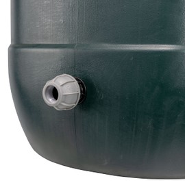 20MM MDPE,Waterbutt/Water Storage Tank oulet Fitting with nut & washers (Requires a 21mm Hole)