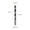 sourcing map Brad Point Drill Bits 8.5mm(21/64") Dia Straight Round