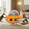 2-in-1 Interactive Cat Toy & Automatic Slow Feeder – Rechargeable