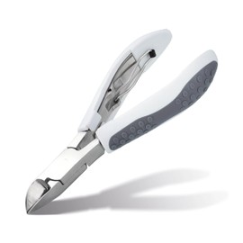 TITANIA Professional nail clippers with soft touch handle, strong nail clippers for thick nails, nail cutter for manicure and pedicure, nail clippers for toenails, 100% rust-proof
