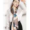 MEISEE 100% Mulberry Silk Long Scarf for Women Large Sunscreen
