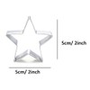 ZDYWY Pentagram Five-pointed Star Shaped Cookie Cutter for Christmas